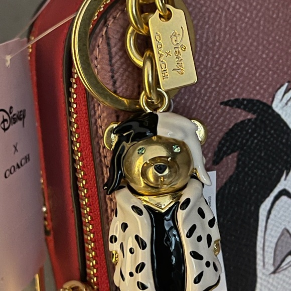 BNWT Coach x Disney Cruella Bear Charm - Picture 2 of 5